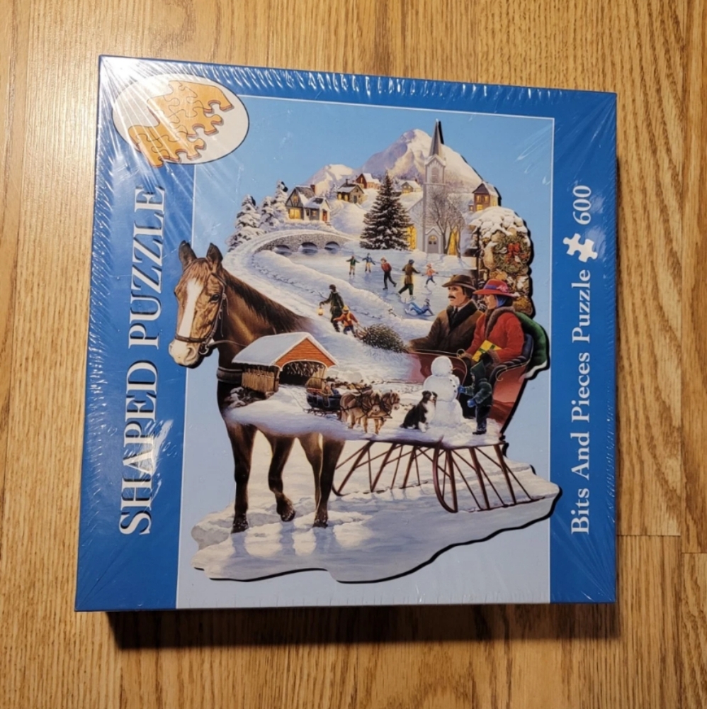 Bits and Pieces 600 pc Shaped Jigsaw Puzzle New